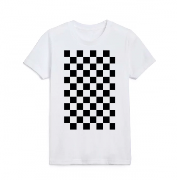 Pola grafis monokrom